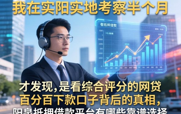 我在阳泉实地考察半个月，才发现不看综合评分的网贷百分百下款口子背后的真相，阳泉抵押借款平台有哪些靠谱选择