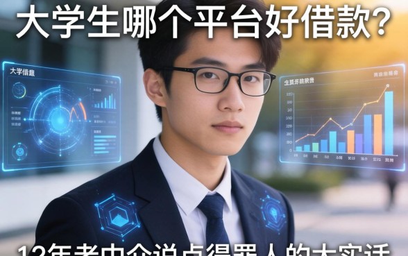 大学生在哪个平台好借款？12年老中介说点得罪人的大实话