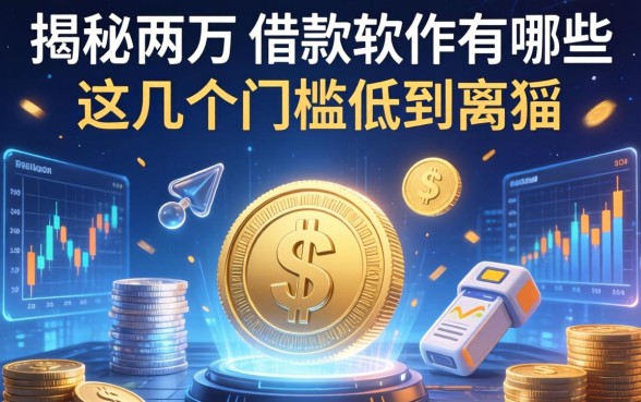揭秘一两万的借款软件有哪些，这几个门槛低到离谱