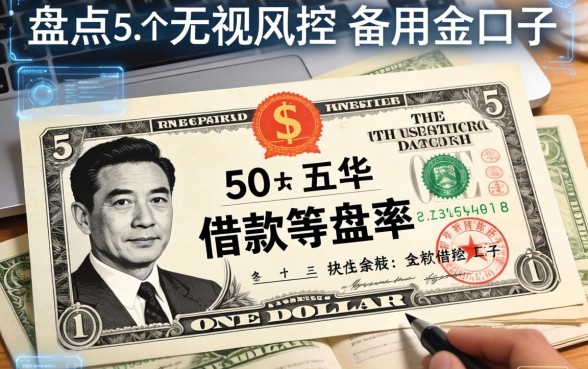 50年代借款凭证有哪些？盘点五个无视风控的备用金口子