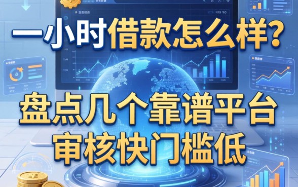 一小时借款怎么样？盘点几个靠谱平台，审核快门槛低