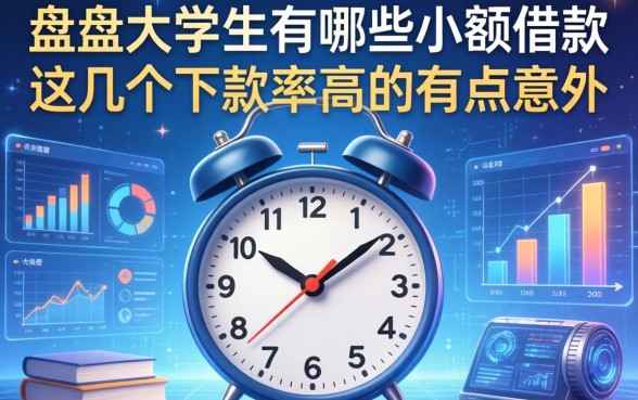 盘点大学生有哪些小额借款，这几个下款率高的有点意外