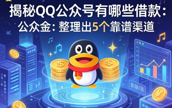 揭秘qq公众号有哪些借款:整理出5个靠谱渠道