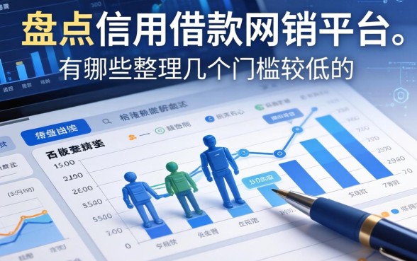 盘点信用借款网销平台有哪些,整理几个门槛较低的