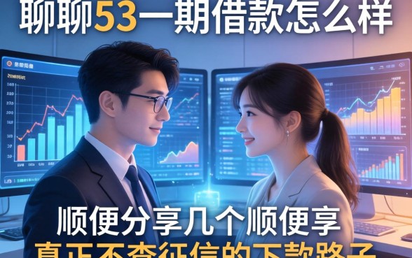 聊聊53分期借款怎么样，顺便分享几个真正不查征信的下款路子