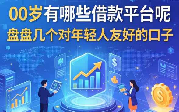 00后有哪些借款平台呢？盘点几个对年轻人友好的口子