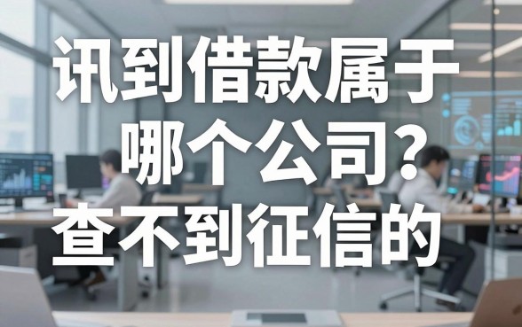 讯到借款属于哪个公司?查不到征信的几个口子分享