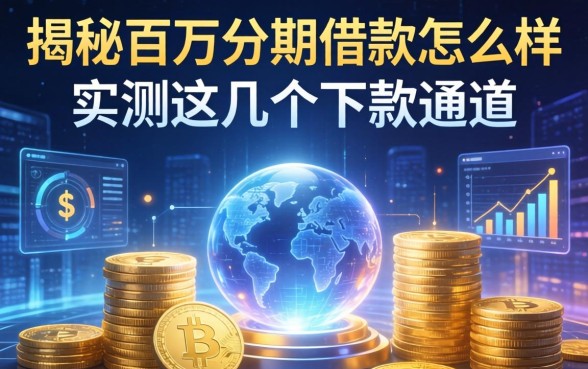 揭秘百万分期借款怎么样,实测这几个下款通道