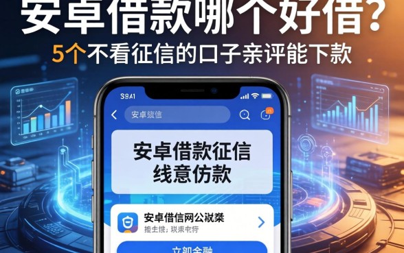 安卓手机借款哪个好借？这5个不看征信的口子亲测能下款