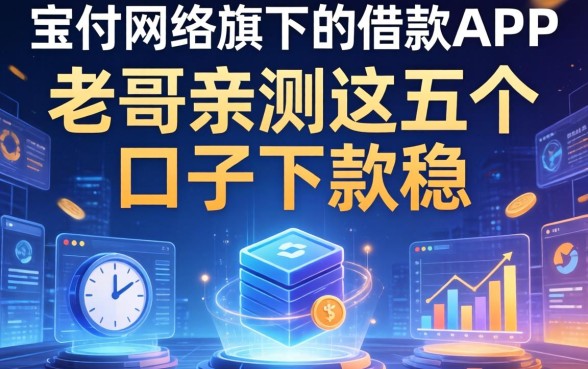 宝付网络旗下的借款APP有哪些？老哥亲测这五个口子下款稳