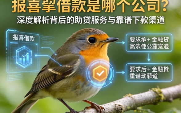 报喜鸟借款是哪个公司？深度解析背后的助贷服务与靠谱下款渠道