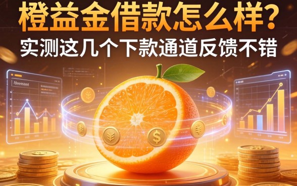 橙益金借款怎么样?实测这几个下款通道反馈不错