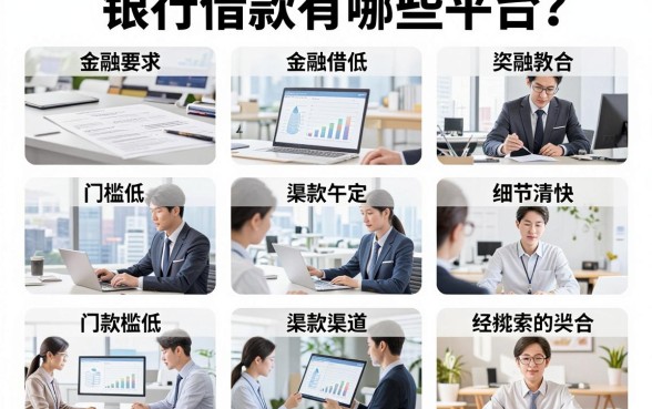 银行借款有哪些平台?整理了十个门槛低的渠道
