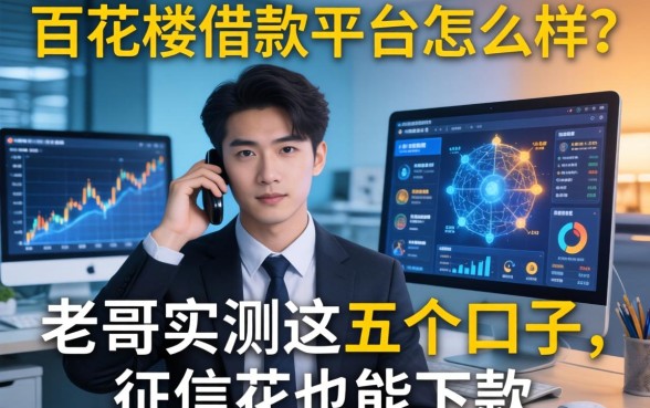 百花楼借款平台怎么样?老哥实测这五个口子,征信花也能下款