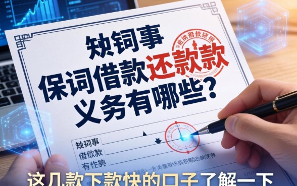 保单借款还款义务有哪些？这几款下款快的口子了解一下
