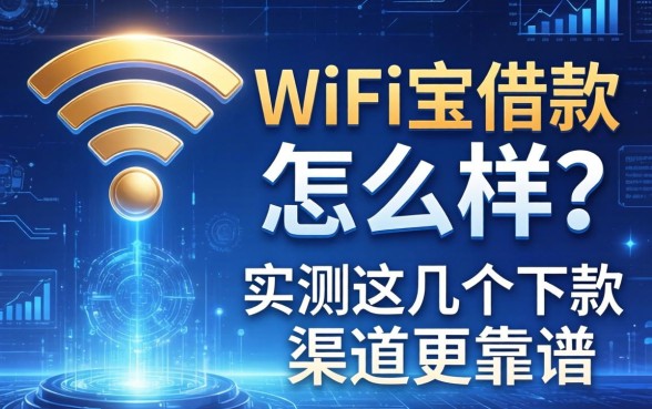wi-fi宝借款怎么样？实测这几个下款渠道更靠谱