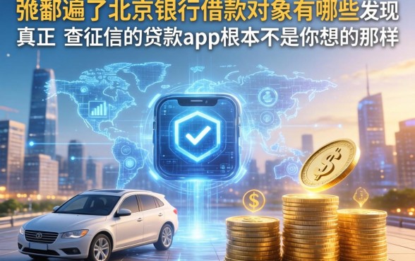 我翻遍了北京银行借款对象有哪些，发现真正不查征信的贷款app根本不是你想的那样
