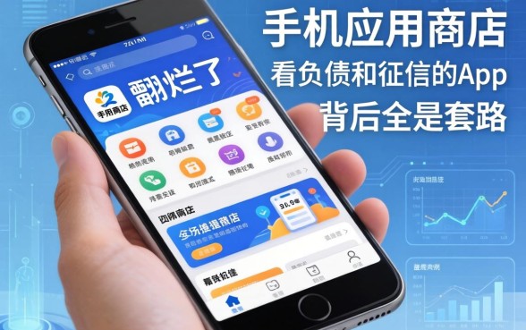 我翻烂了手机应用商店，发现那些不看负债和征信的app背后全是套路