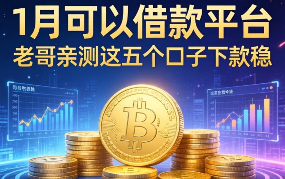 1月可以借款的平台有哪些？老哥亲测这五个口子下款稳