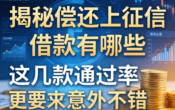 揭秘偿还上征信的借款有哪些,这几款通过率意外不错