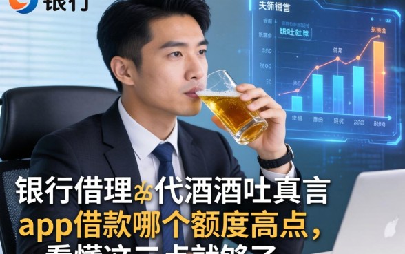 银行经理酒后吐真言:app借款哪个额度高点,看懂这三点就够了