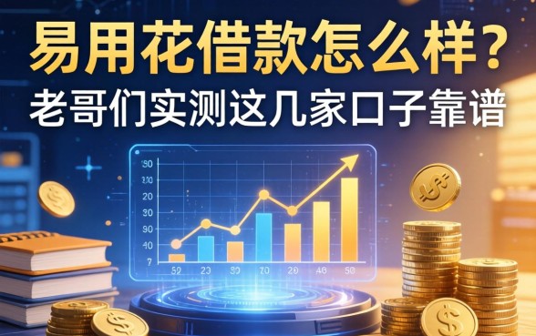 易用花借款怎么样？老哥们实测这几家口子靠谱
