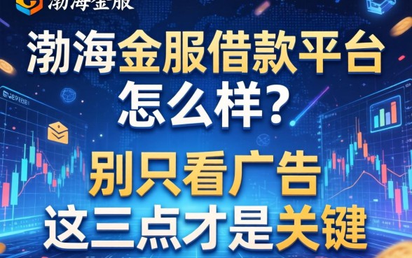 渤海金服借款平台怎么样？别只看广告，这三点才是关键