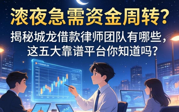 深夜急需资金周转？揭秘城口借款律师团队有哪些，这五大靠谱平台你知道吗？