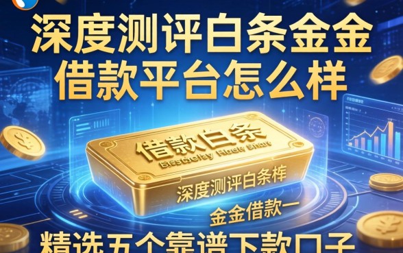 深度测评白条金条借款平台怎么样,精选五个靠谱下款口子推荐