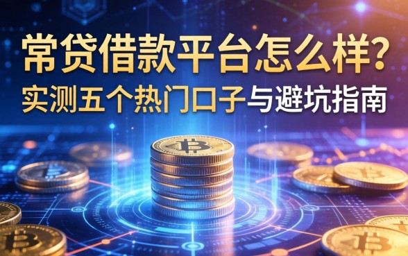 常贷借款平台怎么样？实测五个热门口子与避坑指南