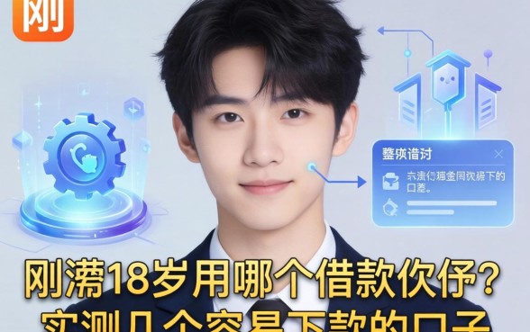 刚满18岁用哪个借款软件?实测几个容易下款的口子