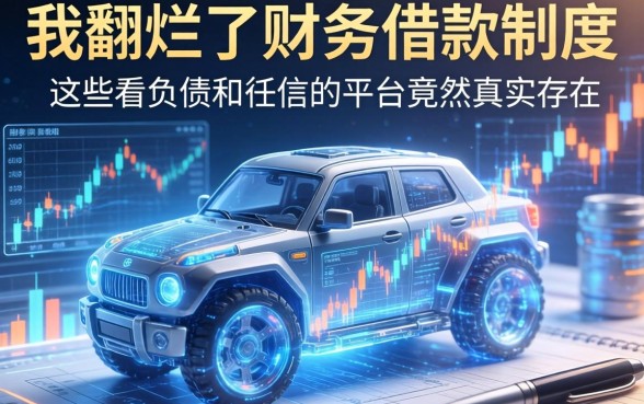 我翻烂了财务借款制度，发现这些不看负债和征信的平台竟然真实存在