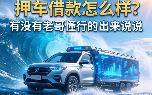 大浪押车借款怎么样？有没有老哥懂行的出来说说