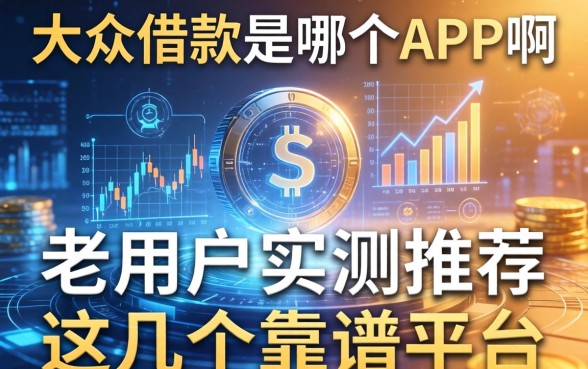 大众借款是哪个app啊？老用户实测推荐这几个靠谱平台