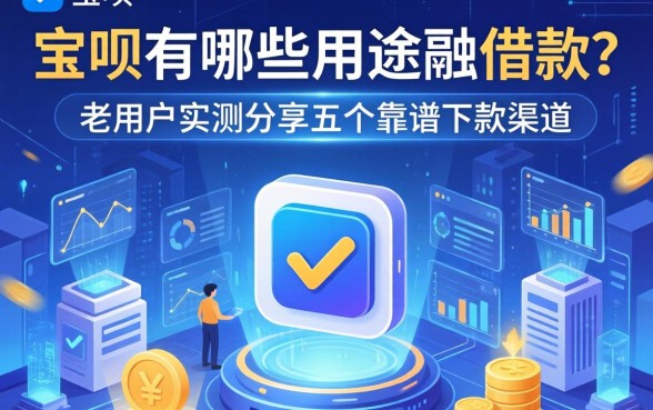 宝呗有哪些用途可以借款？老用户实测分享五个靠谱下款渠道