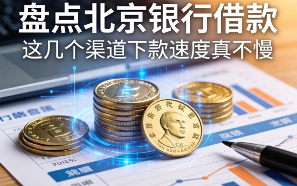 盘点北京的银行借款有哪些,这几个渠道下款速度真不慢