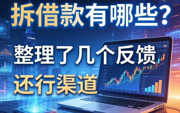 拆借款有哪些?整理了几个反馈还行的渠道
