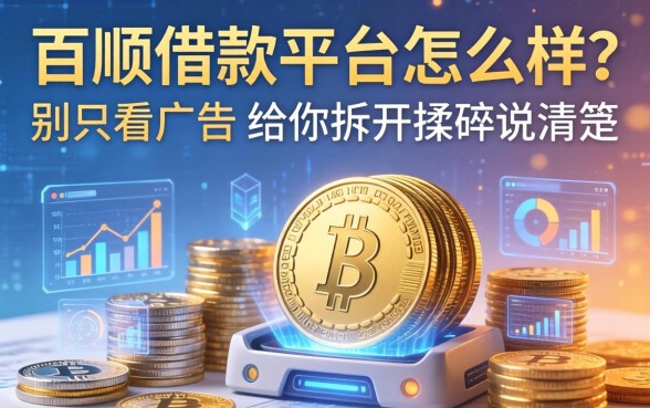 百顺借款平台怎么样?别只看广告,给你拆开揉碎说清楚