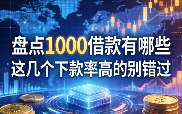 盘点1000借款有哪些，这几个下款率高的别错过