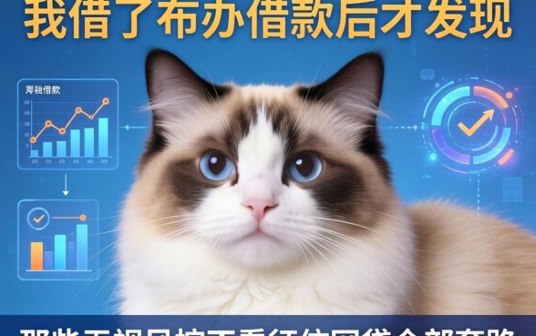 我借了布偶猫借款后才发现，那些无视风控不看征信的网贷全是套路