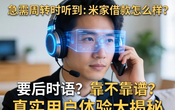急需周转时听到一米家借款怎么样？靠不靠谱？真实用户体验大揭秘