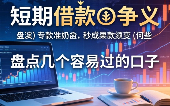 短期借款的争议有哪些？盘点几个容易过的口子