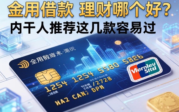 信用卡借款和理财哪个好?内行人推荐这几款容易过