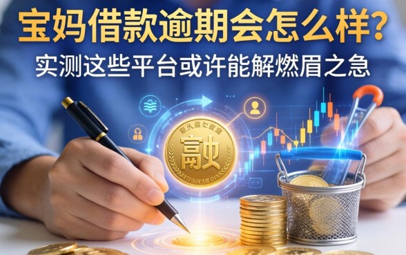 宝妈借款逾期会怎么样？实测这些平台或许能解燃眉之急