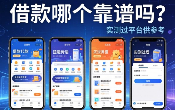 app借款哪个靠谱吗？整理了几个实测过的平台供参考