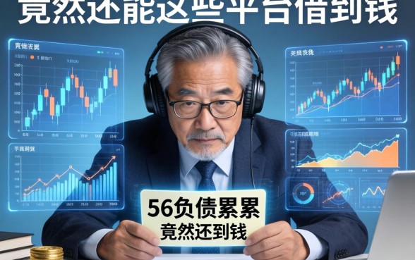 我56岁负债累累，竟然还能在这些平台借到钱