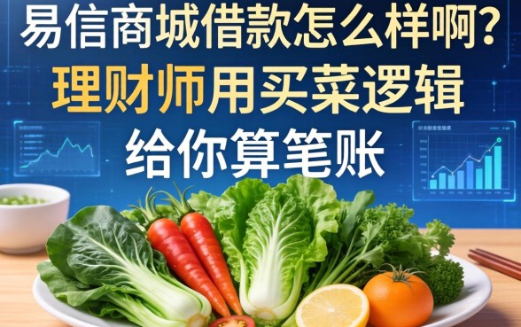 易信商城借款怎么样啊？理财师用买菜逻辑给你算笔账