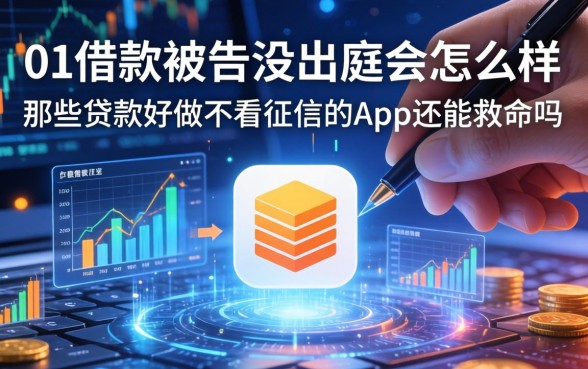 ok借款被告没出庭会怎么样，那些贷款好做不看征信的app还能救命吗
