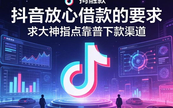 抖音放心借款的要求有哪些？求大神指点靠谱下款渠道