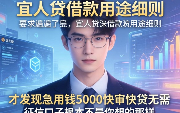 我翻遍了宜人贷借款用途细则，才发现急用钱5000快审快贷无需征信口子根本不是你想的那样